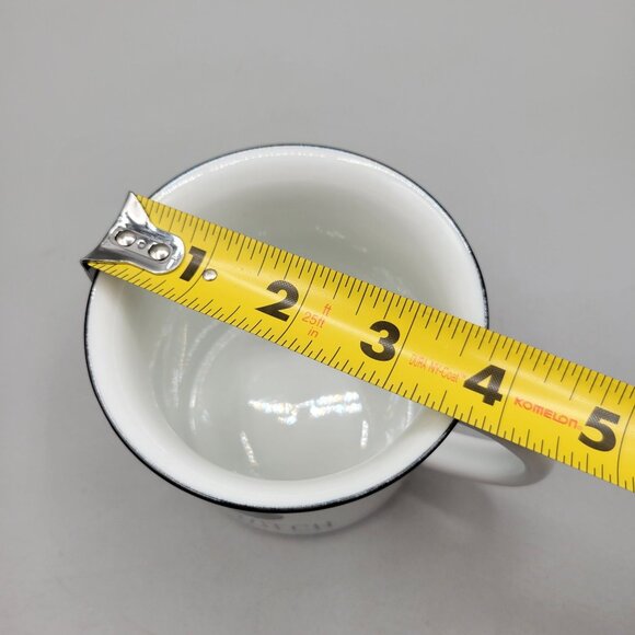 Head Witch Ceramic Mug Halloween Collins Fresh and Original White Black Cup - Picture 7 of 8